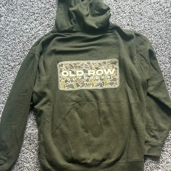 Old Row Green Hoodie - Picture 2 of 2